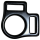 Halter Square 2 Loop 3/4 Black SS